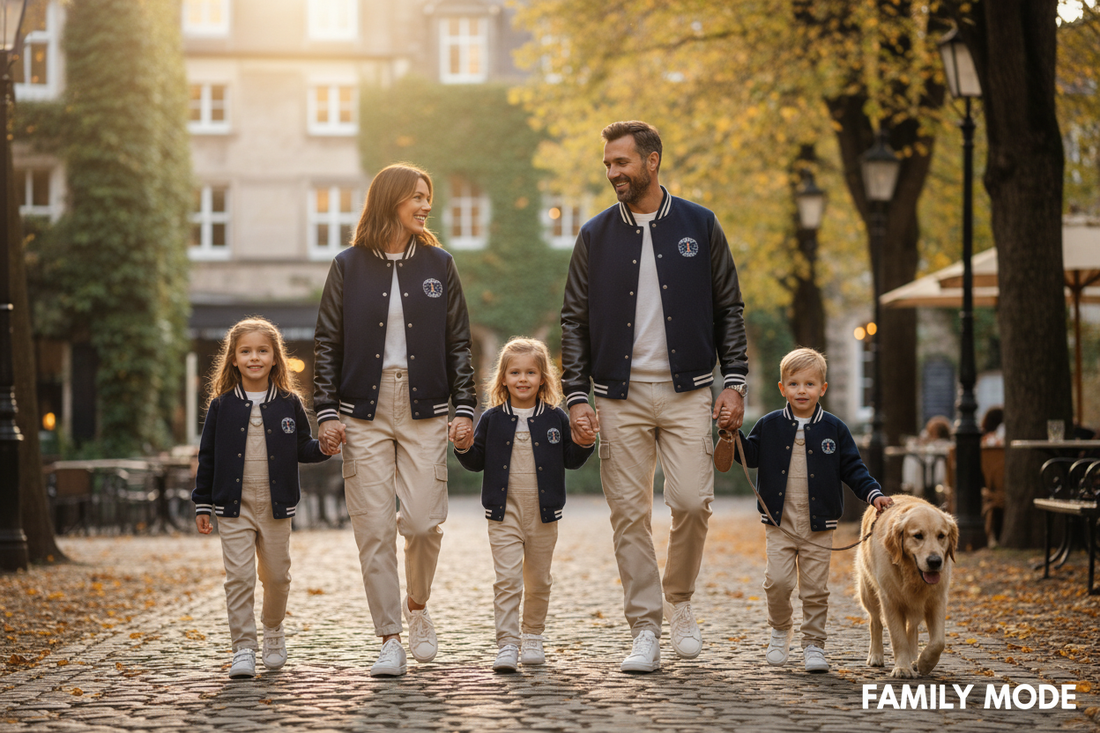 Mode famille : des vestes assorties pour parents et enfants
