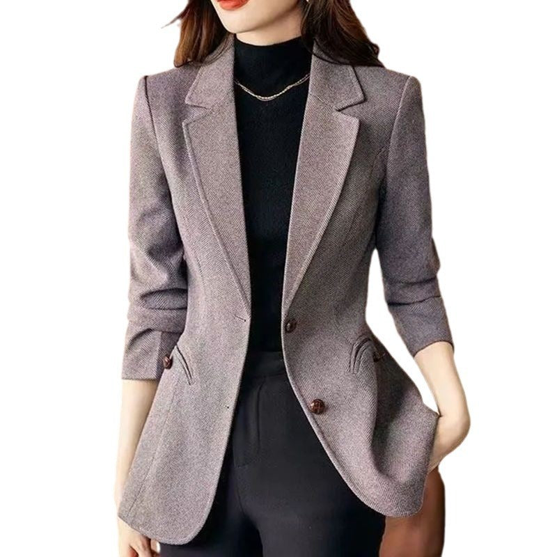 Blazer Femme Élégant en Laine – Style Tendance et Confort - Vestico