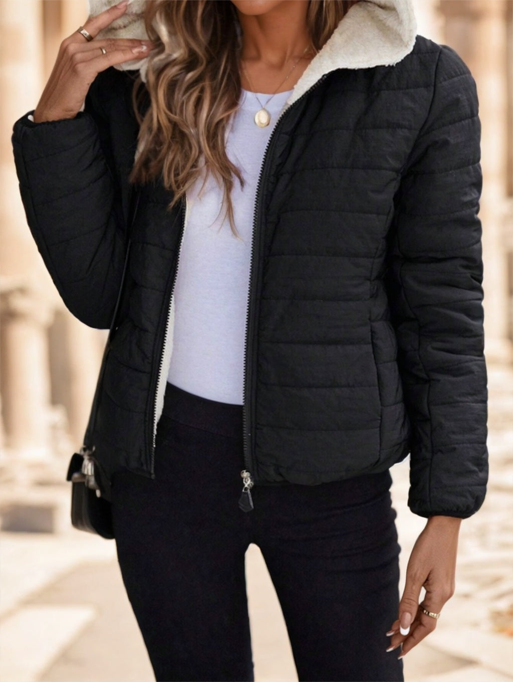 Veste Courte Matelassée Femme – Style Streetwear, Légère et Chaude - Vestico