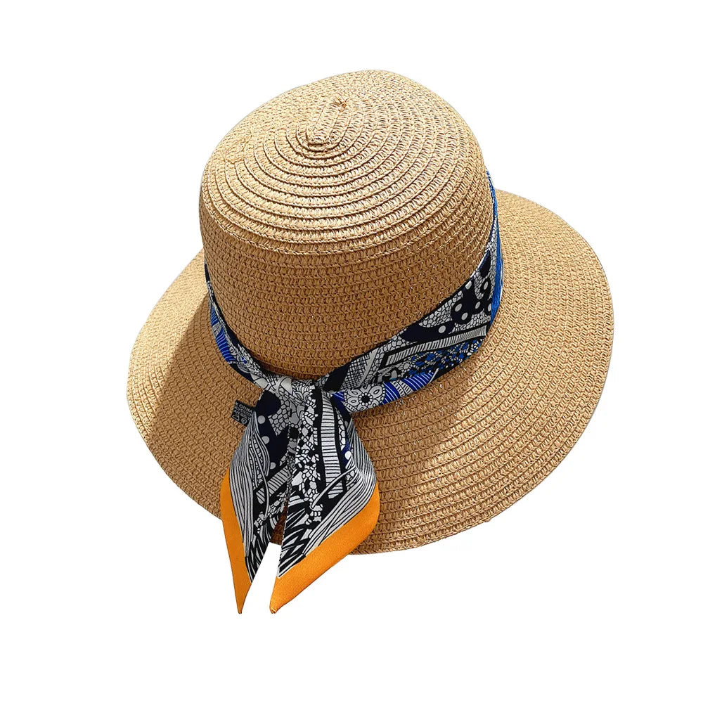 Foulard Femme Imprimé – Écharpe Fine en Soie, Accessoire pour Sac & Cheveux