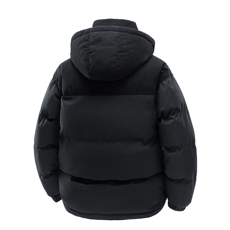Veste Homme à Capuche Amovible – Coupe-Vent Chaude Automne/Hiver - Vestico
