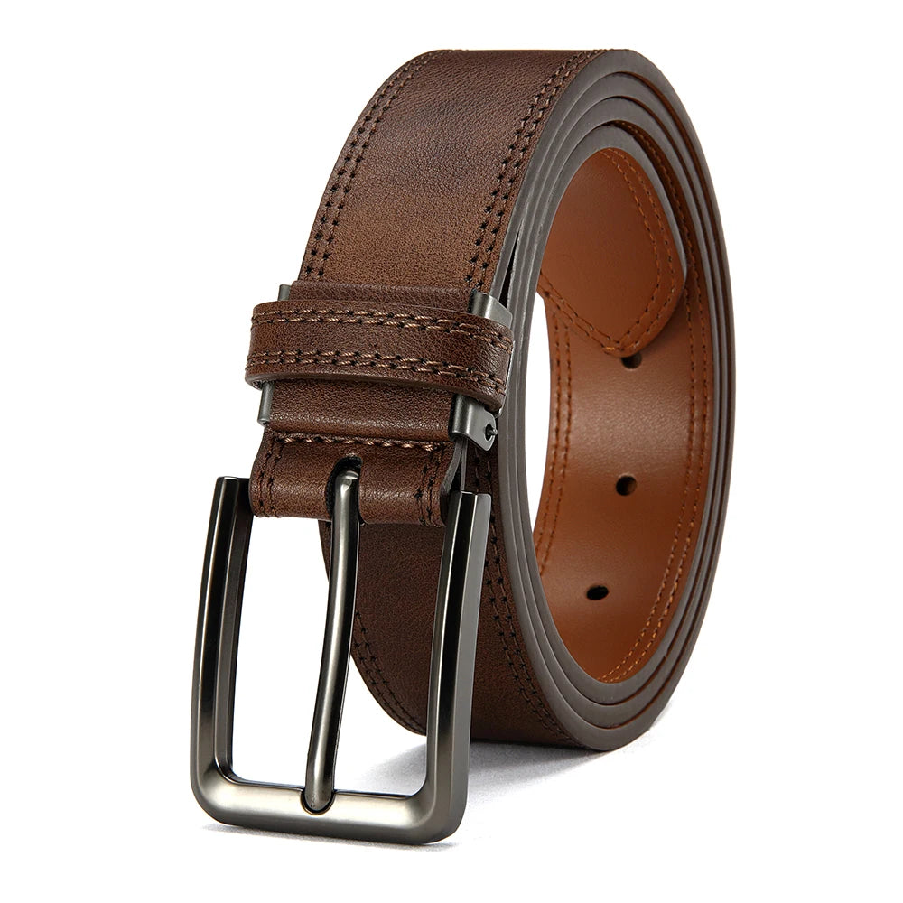 Ceinture Homme en PU – Boucle Automatique, Ajustement Précis & Style Élégant