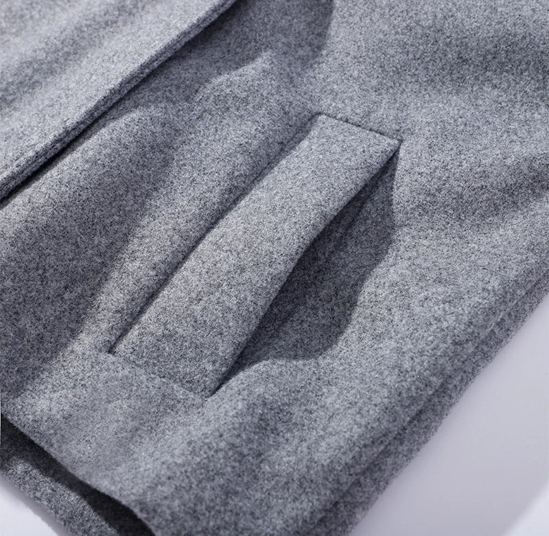 Veste Femme Laine & Cachemire Col Roulé – Style Casual Automne/Hiver 2025 - Vestico