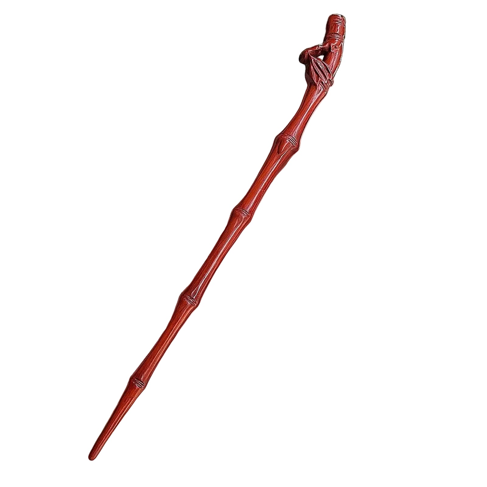 Pic à Cheveux en Bois Sculpté – Style Chinois, Fait Main & Élégant