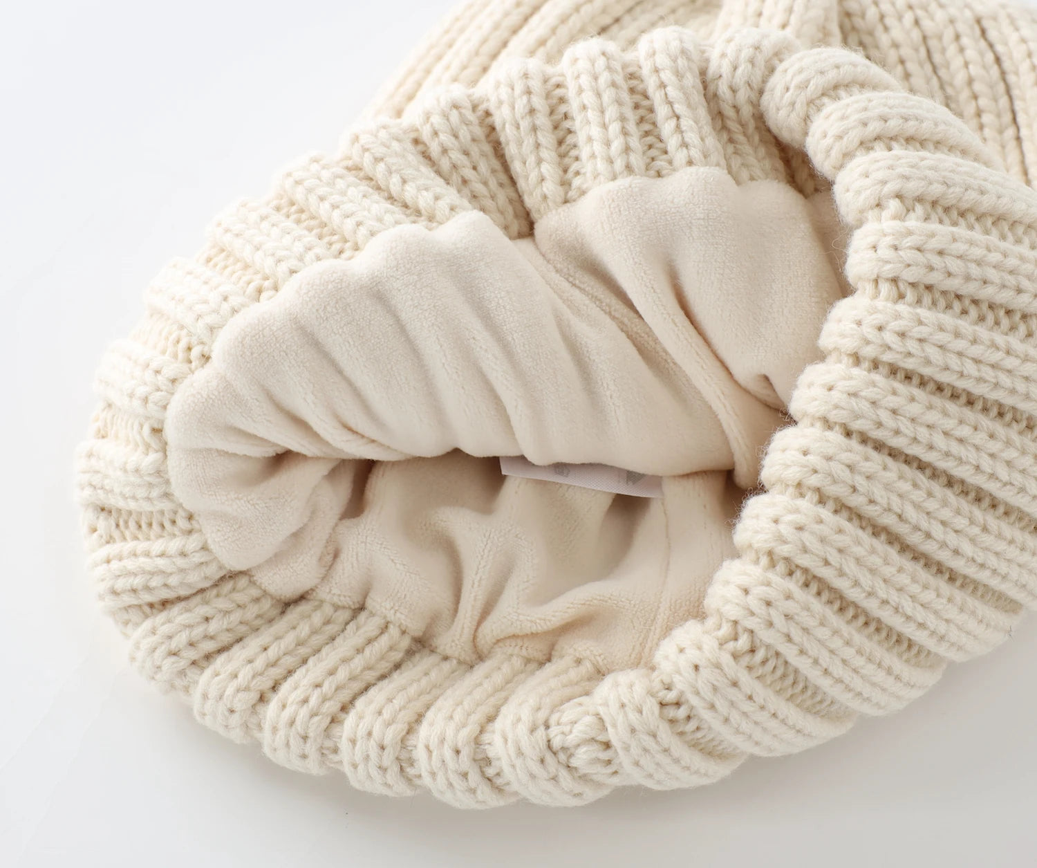Bonnet Unisexe en Maille – Doublure Velours, Chaud & Confortable - Vestico