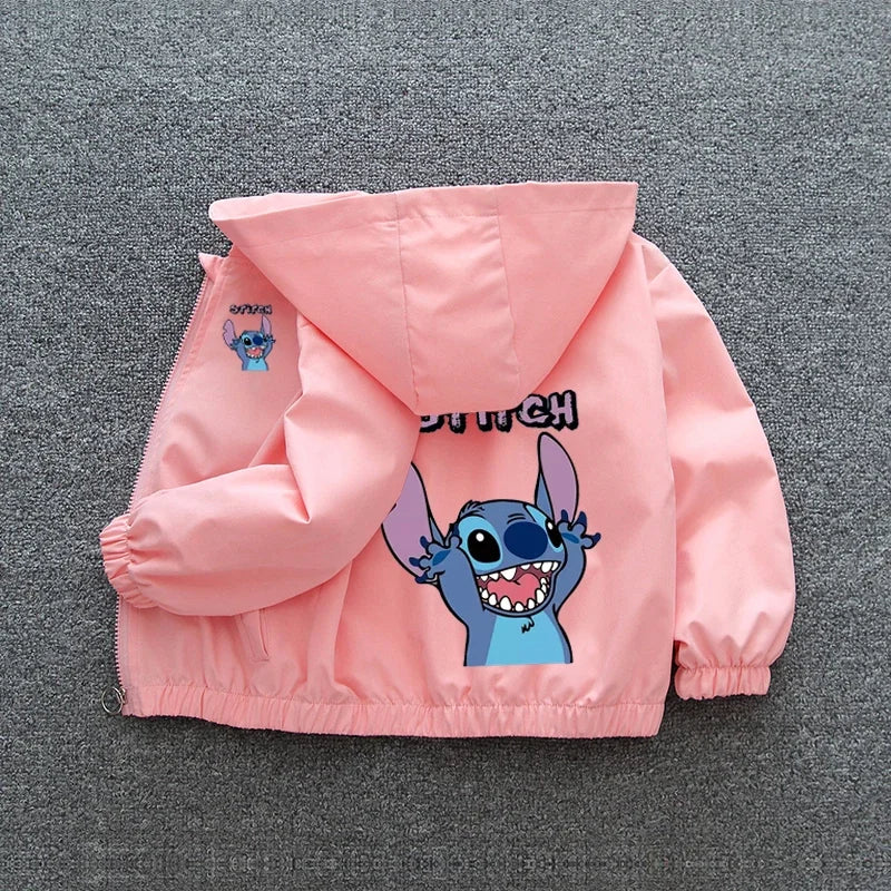 Veste à Capuche Enfant Stitch – Disney 2025, Chaude et Douce (3 à 12 ans) - Vestico