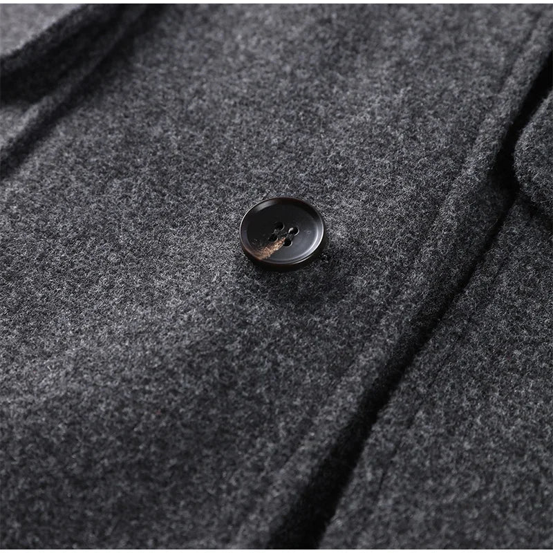 Manteau Femme Oversize en Laine Mélangée – Élégance Automne/Hiver - Vestico