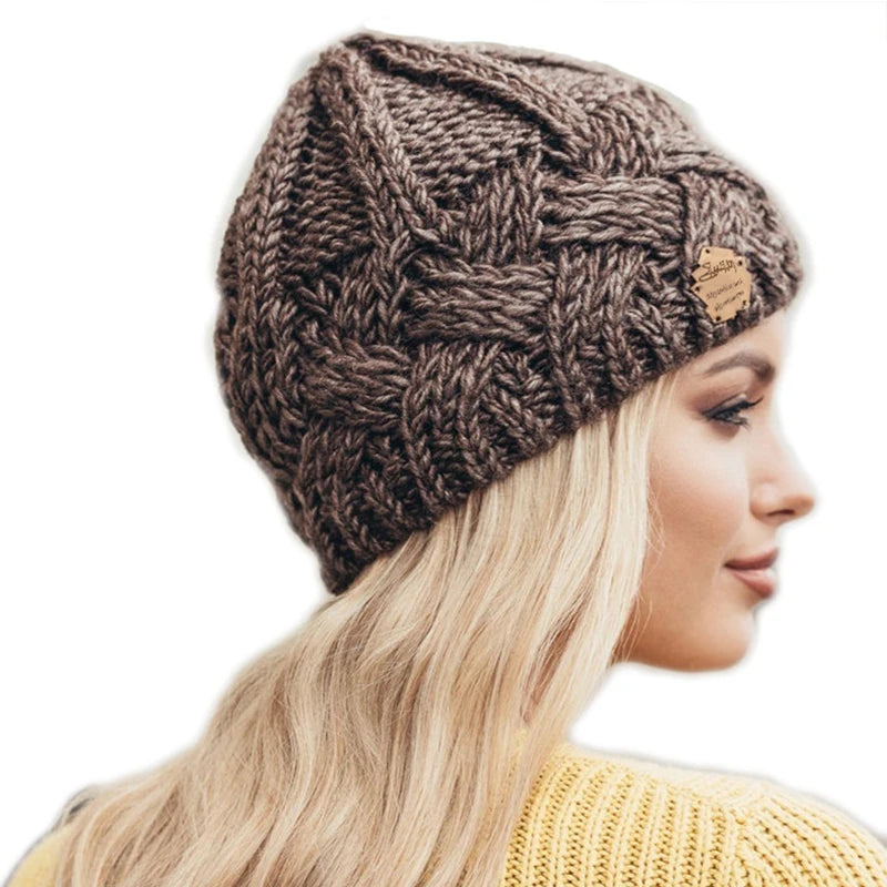New European and American Retro Knitted Hats for Men and Women Autumn and Winter Knitted Hats Warm and Comfortable Hats - Vestico