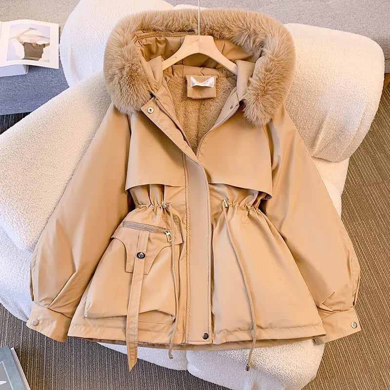 Parka Longue Ouatinée à Capuche – Chaude & Douce pour l’Hiver - Vestico