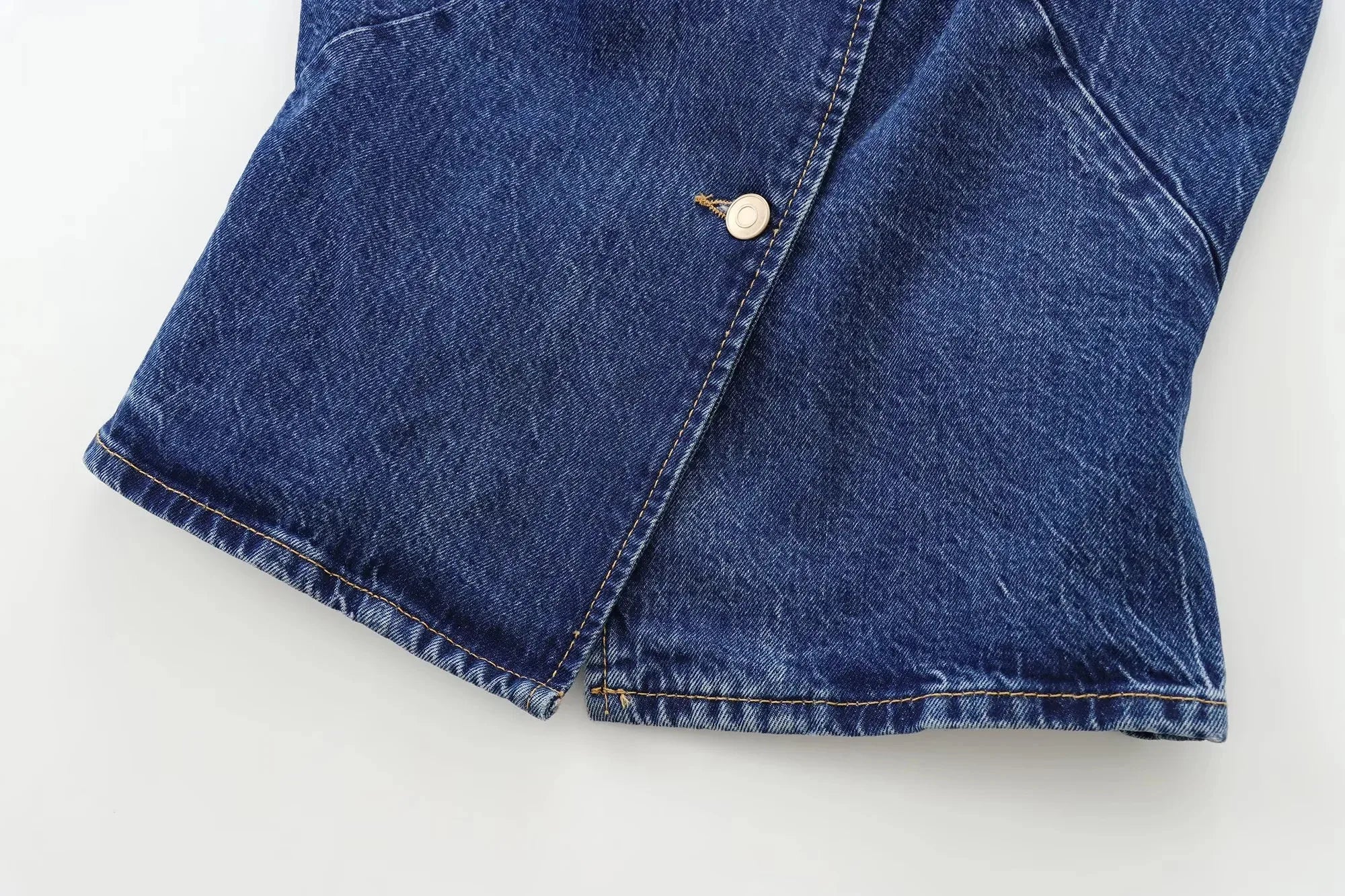 Gilet Femme en Jean – Sans Manches, Style Streetwear 2025 - Vestico