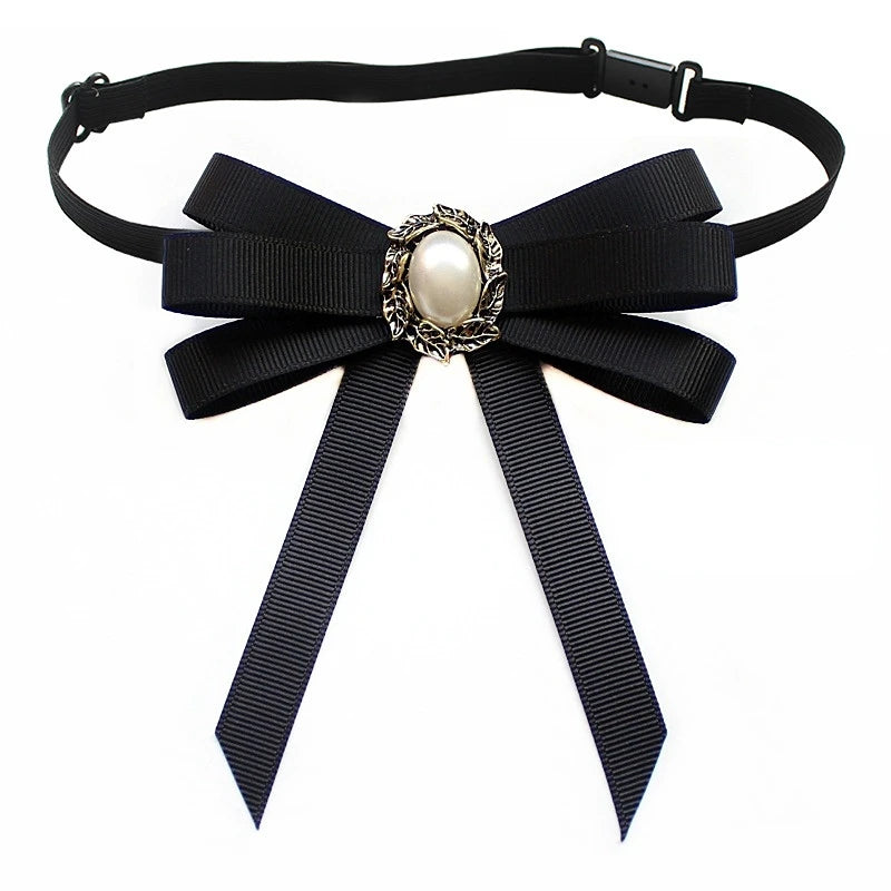 Petit Nœud Papillon Femme & Fille – Ruban Élégant, Style Preppy & Coréen