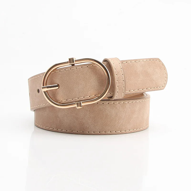 Ceinture Femme en PU – Boucle à Ardillon, 106 cm & Style Tendance