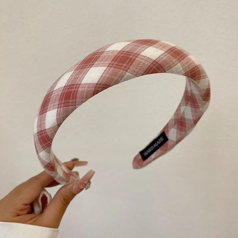 Bandeau Femme Imprimé – Large, Élastique & Style Vintage