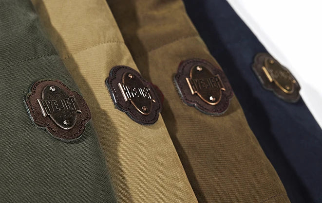 Veste Hivernale Homme Épaisse et Chaude – Capuche Amovible, Style Armée Décontracté