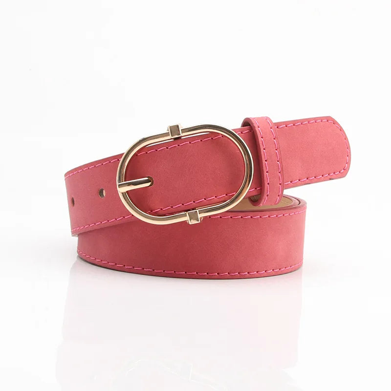 Ceinture Femme en PU – Boucle à Ardillon, 106 cm & Style Tendance