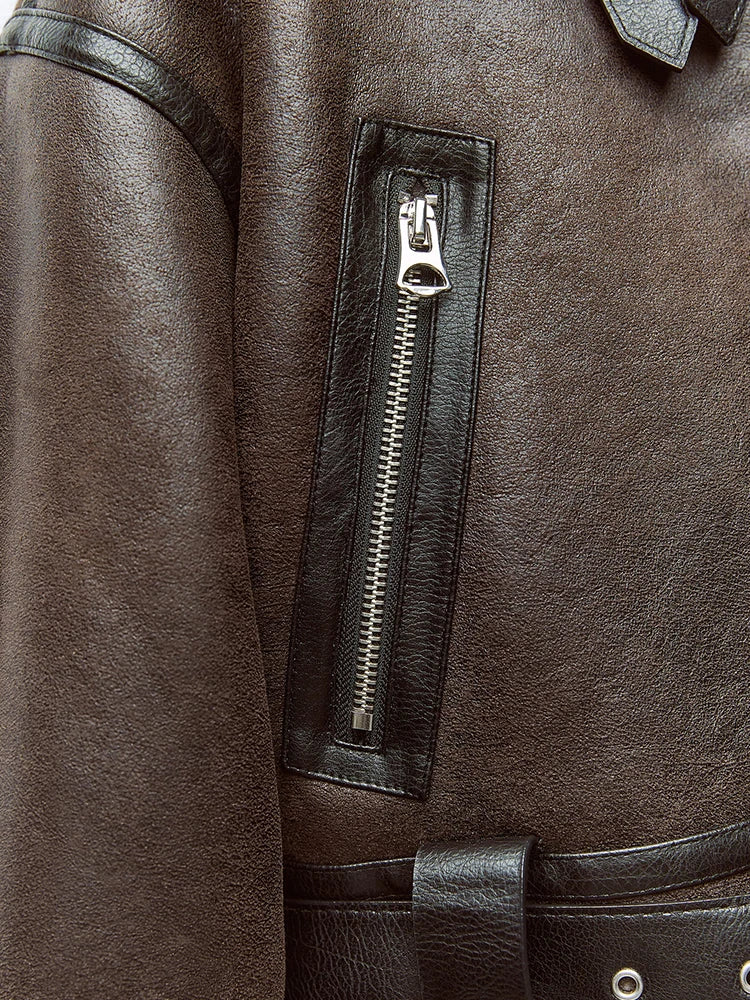 Veste Courte Femme – Fausse Laine Retro - Vestico