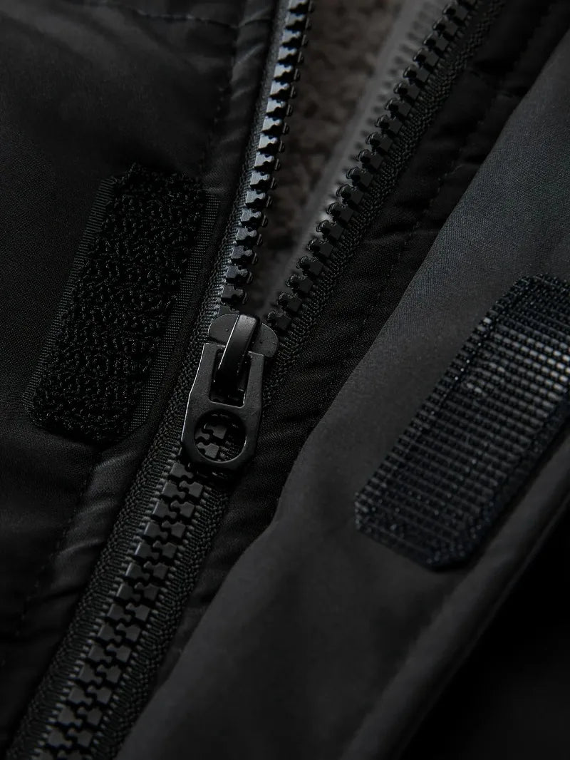 Veste Homme Hiver Imperméable avec Capuche Amovible – Coupe Casual et Chaude - Vestico