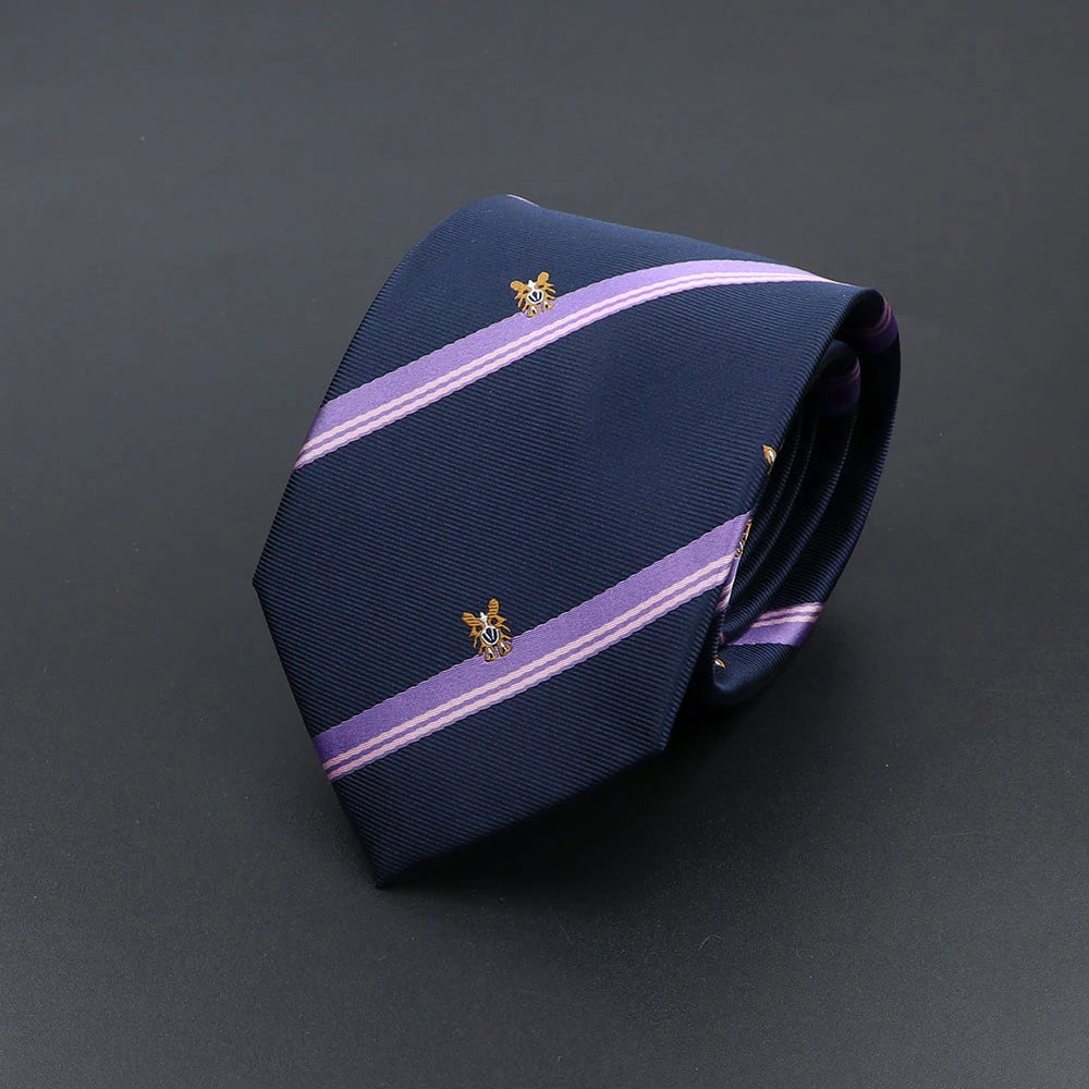 Cravate Homme Imprimée – Motifs Chiens, Rayures & Style Élégant
