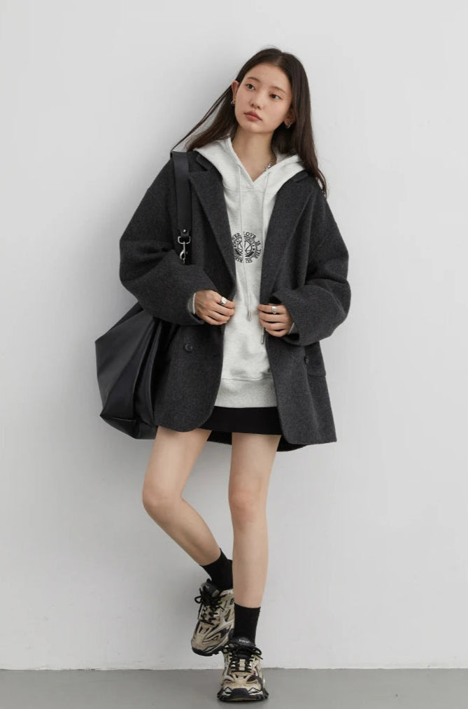 Manteau Laine Femme – Double Face Élégance - Vestico