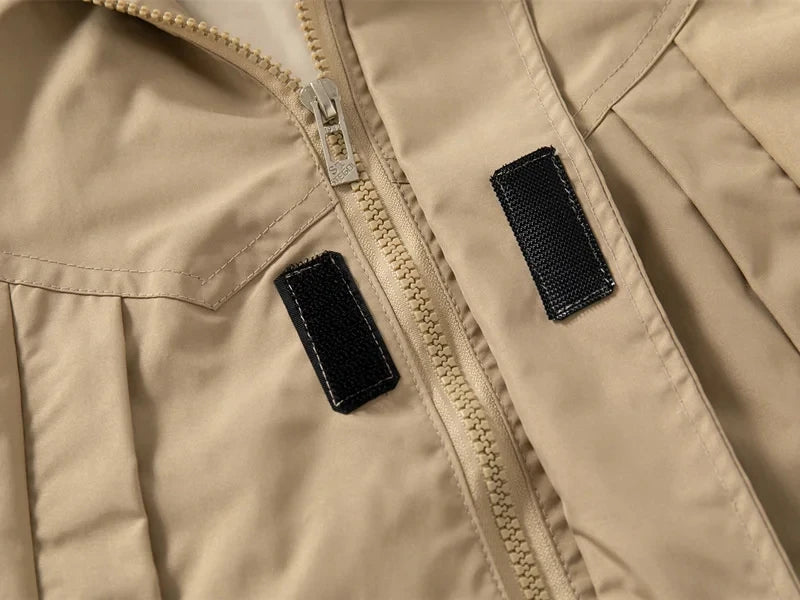 Kids Clothes Windbreaker Coats 2023 Spring Autumn New Boys Trench Jacket Children Windproof Hooded Outerwear 2-6 Years - Vestico