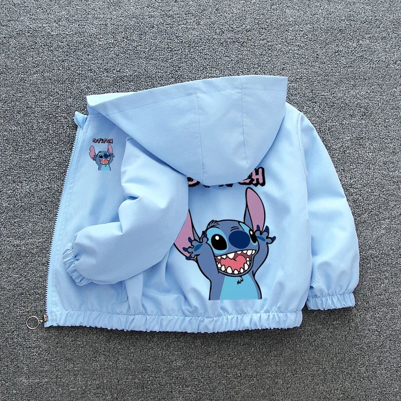 Veste à Capuche Enfant Stitch – Disney 2025, Chaude et Douce (3 à 12 ans) - Vestico