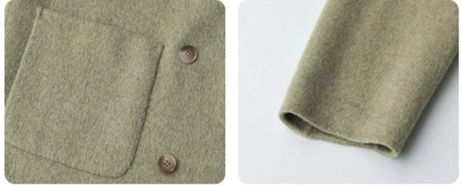 Manteau Laine Femme – Double Face Élégance - Vestico