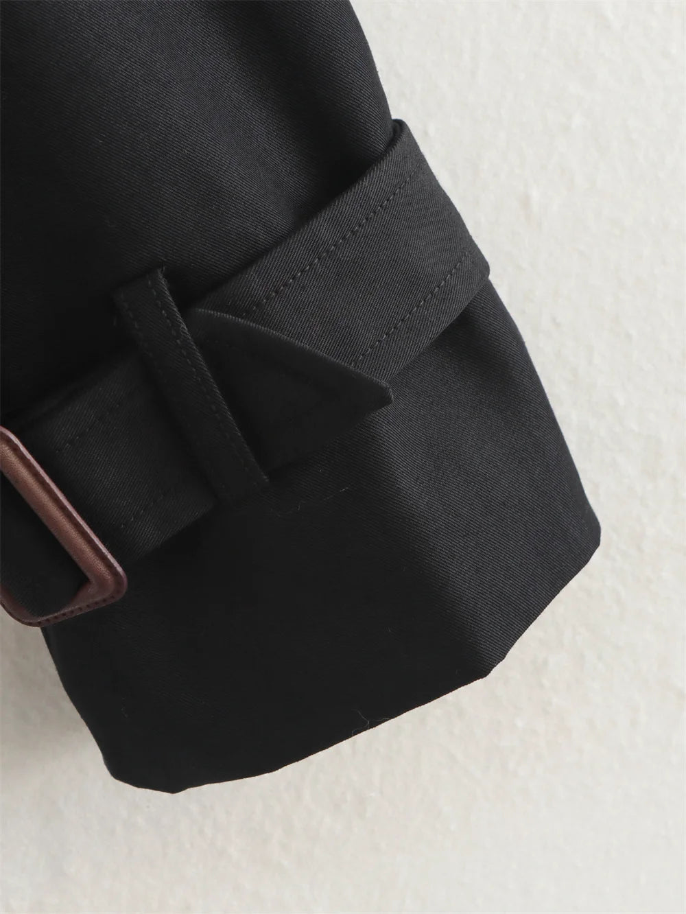 Veste Femme Courte Vintage – Trench Double Boutonnage Chic - Vestico