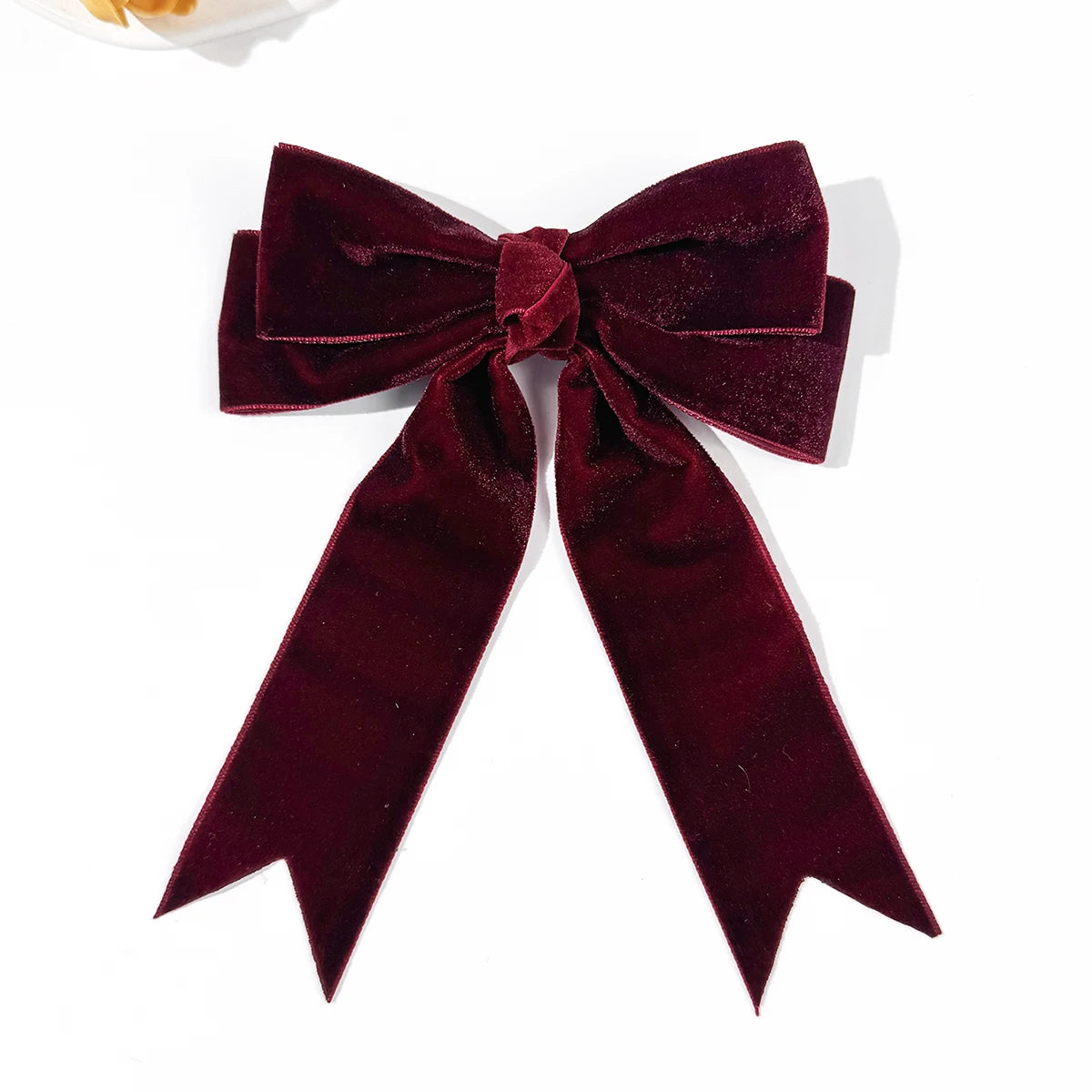 Barrette Femme en Velours – Nœud Élégant & Style Vintage