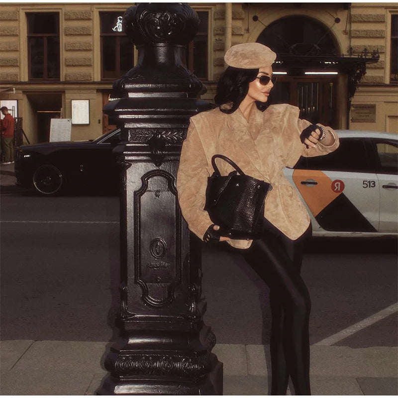 Blazer Femme Ceinturé – Chic & Élégant - Vestico