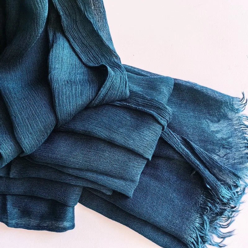 61 Colors Soft Cotton Viscose Scarf Rayon Material Muslim Hijab Mid Eastern Plain Solid Color Headscarf With Tassel - Vestico