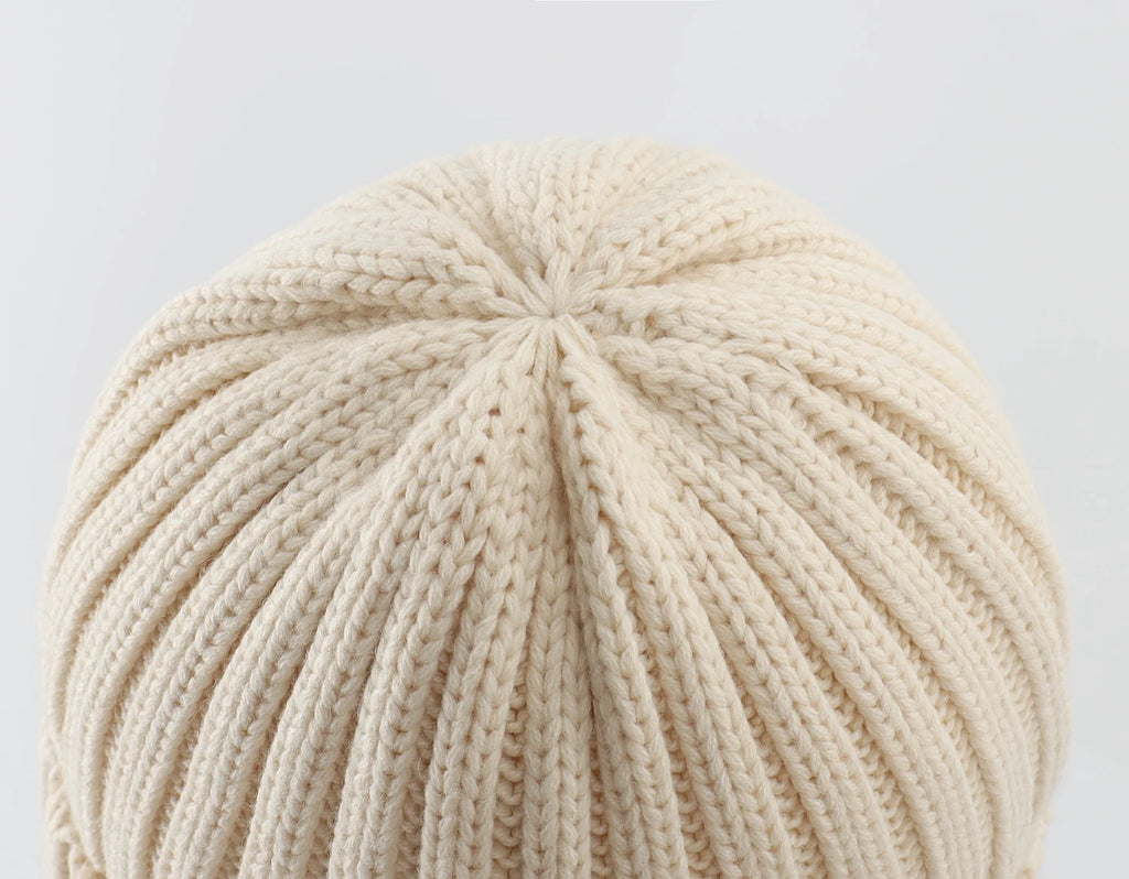 Bonnet Unisexe en Maille – Doublure Velours, Chaud & Confortable - Vestico
