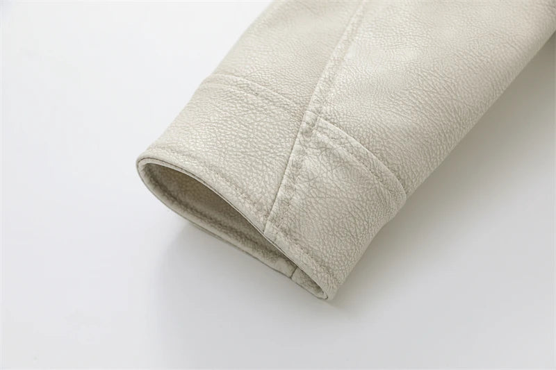 Veste Courte Femme – Simili cuir Vintage avec Ceinture - Vestico