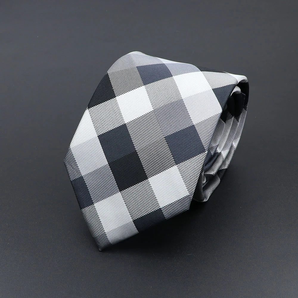 Cravate Homme Imprimée – Motifs Chiens, Rayures & Style Élégant