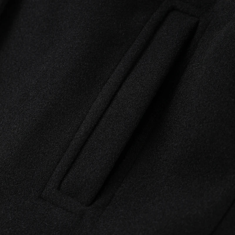 Veste courte femme en fausse fourrure patchwork – style streetwear hiver