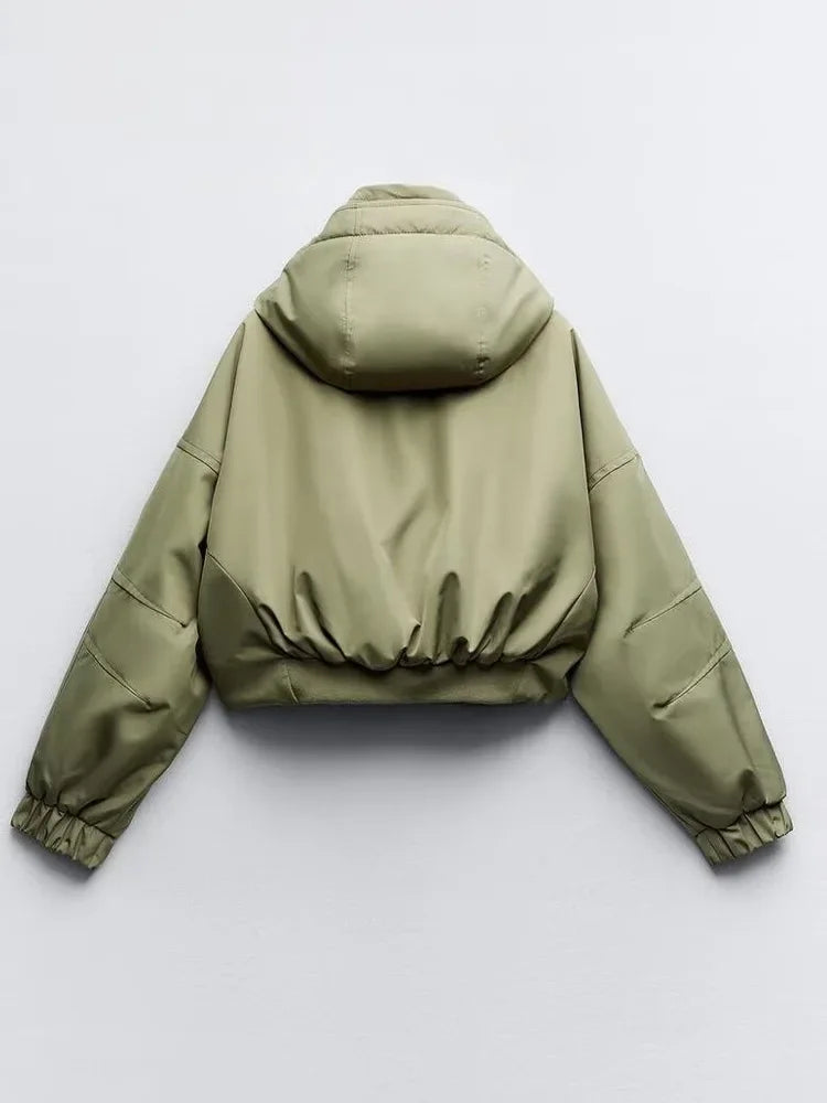 Veste Courte à Capuche Femme – Printemps/Automne - Vestico