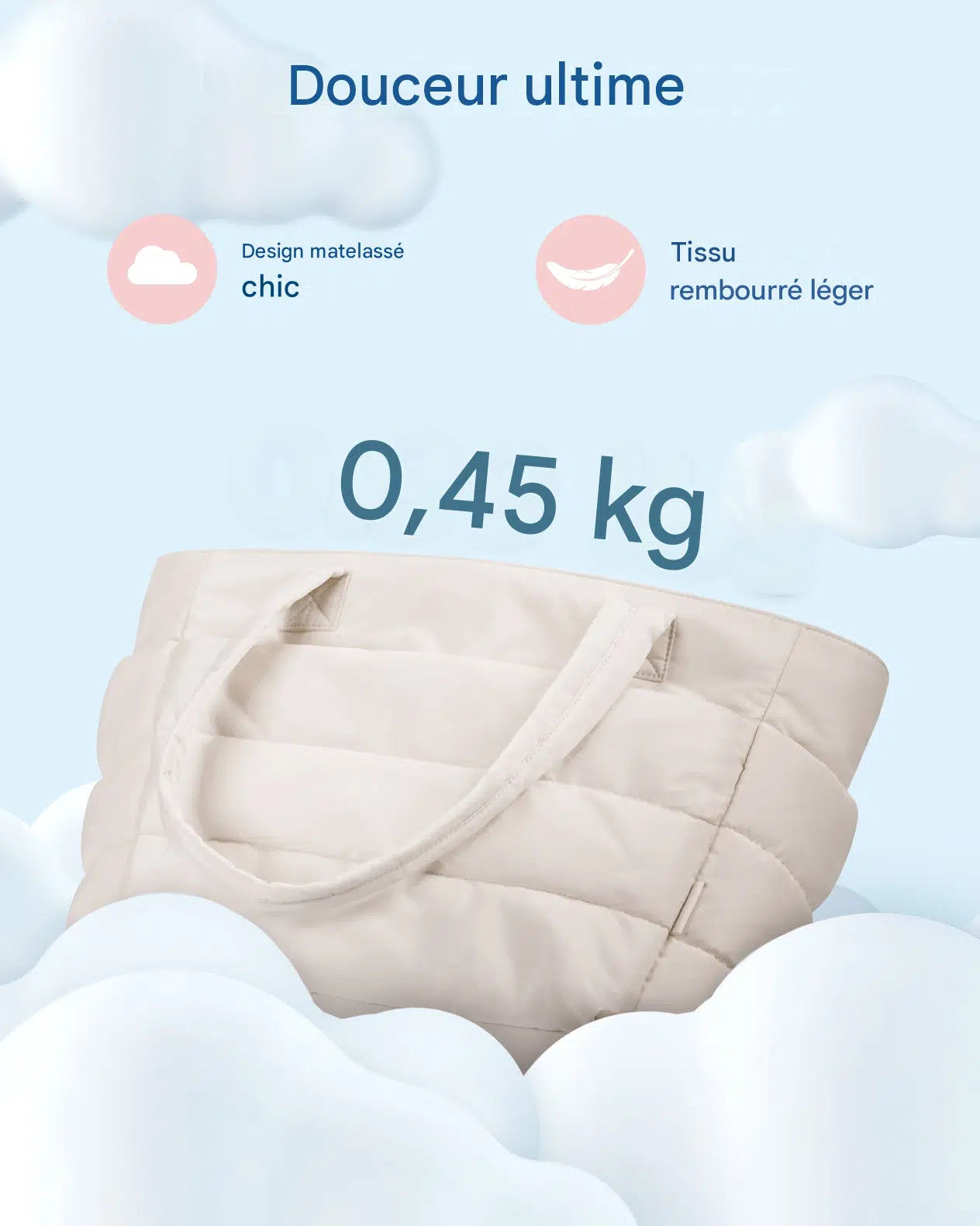 Grand Sac Cabas Femme – Grande Capacité, Zippé & Idéal pour le Quotidien