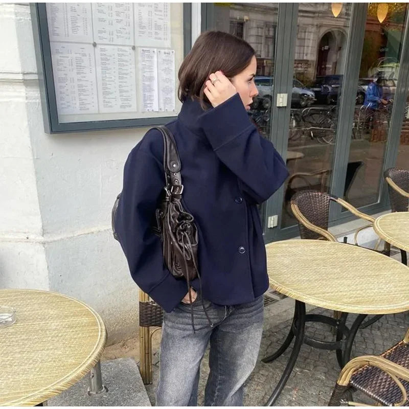 Veste Vintage Femme – Double Boutonnage & Streetwear 2025 - Vestico