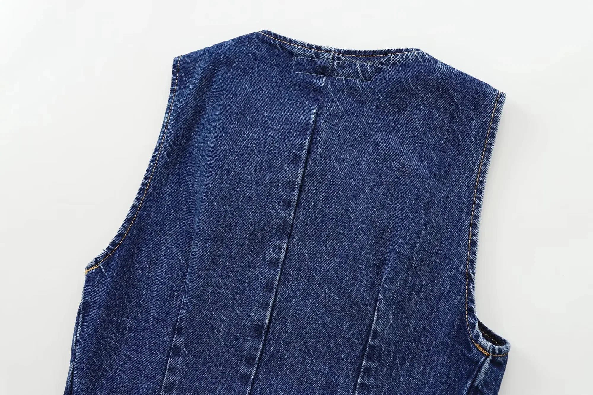 Gilet Femme en Jean – Sans Manches, Style Streetwear 2025 - Vestico