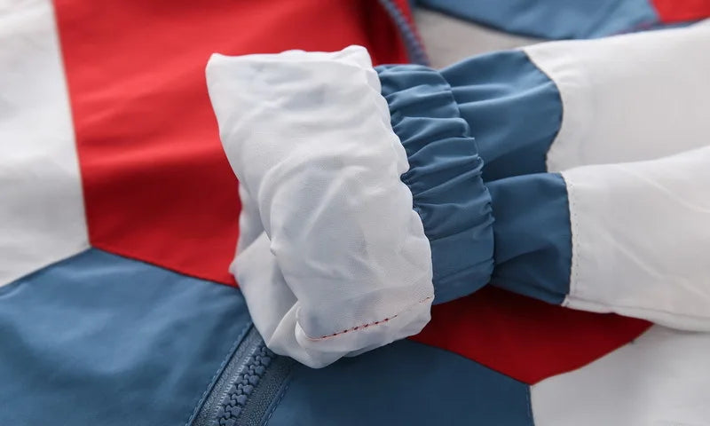 Boys Spring Autumn Coats Kids Jackets Toddler Hooded Windbreaker With Pocket Children Zipper Outerwear Baby Clothes 2-7 Years - Vestico