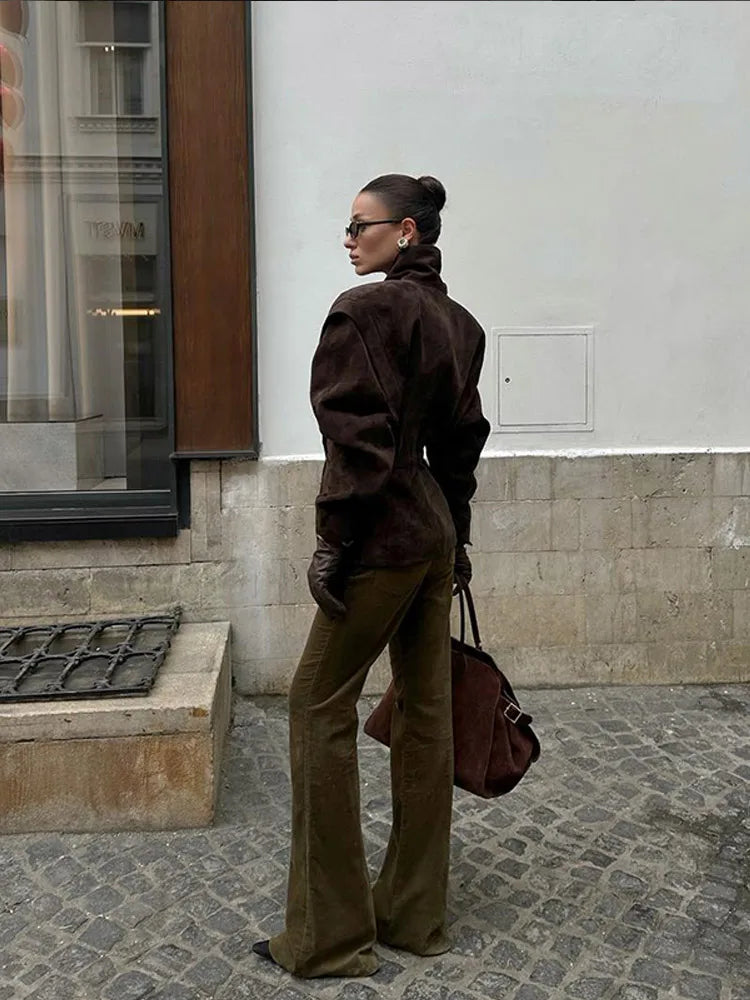 Blazer Femme Ceinturé – Chic & Élégant - Vestico