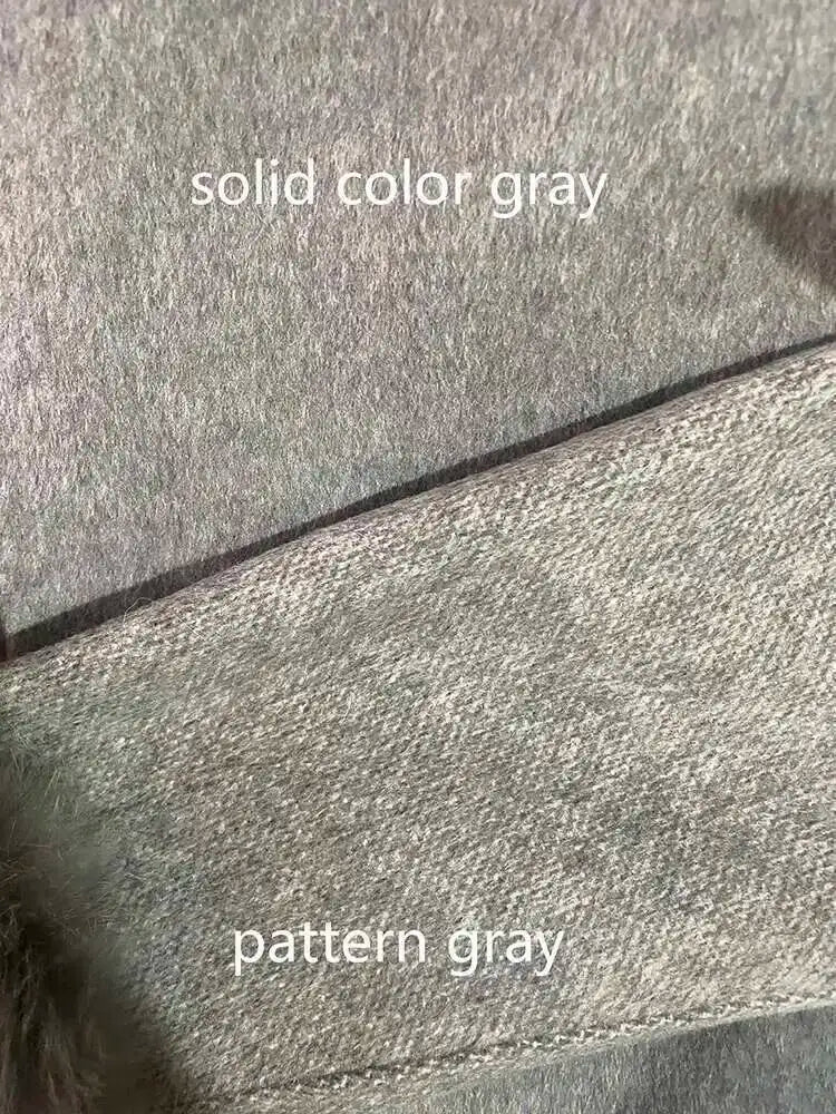 Manteau Femme OL – Patchwork Fourrure & Laine - Vestico