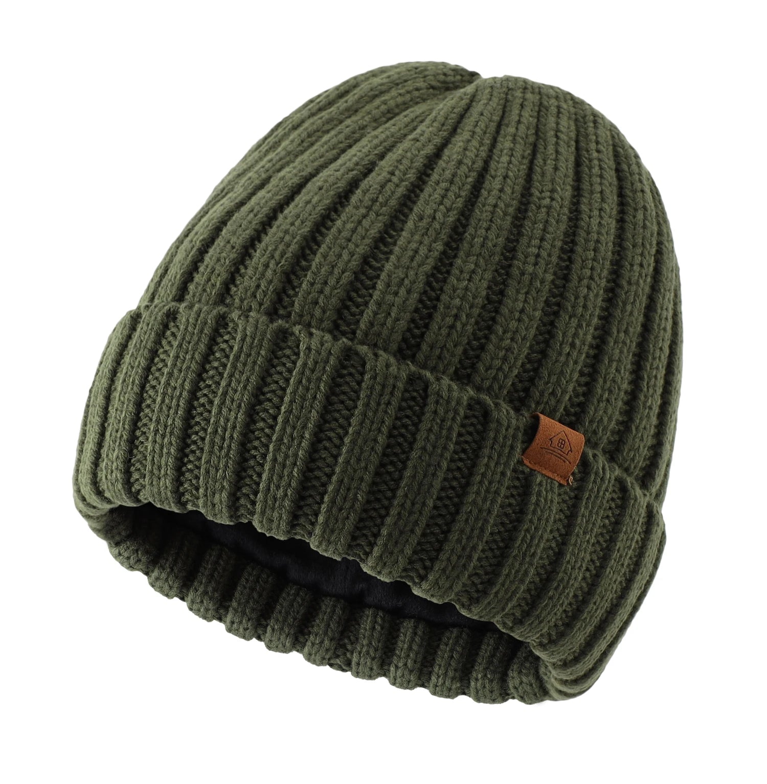Bonnet Unisexe en Maille – Doublure Velours, Chaud & Confortable - Vestico