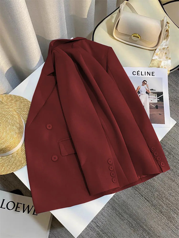 Blazer Femme Casual Office – Veste à Manches Longues Chic - Vestico