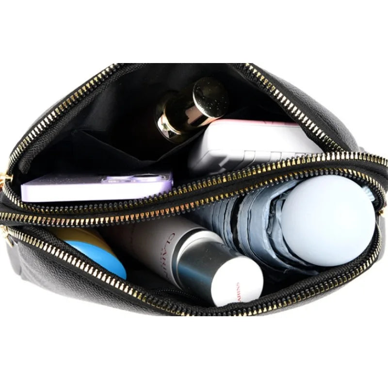 Sac Bandoulière Femme en Cuir Véritable – Élégant, Compact & Raffiné