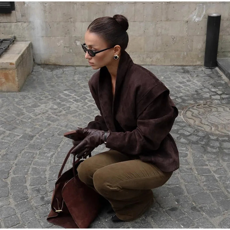 Blazer Femme Ceinturé – Chic & Élégant - Vestico