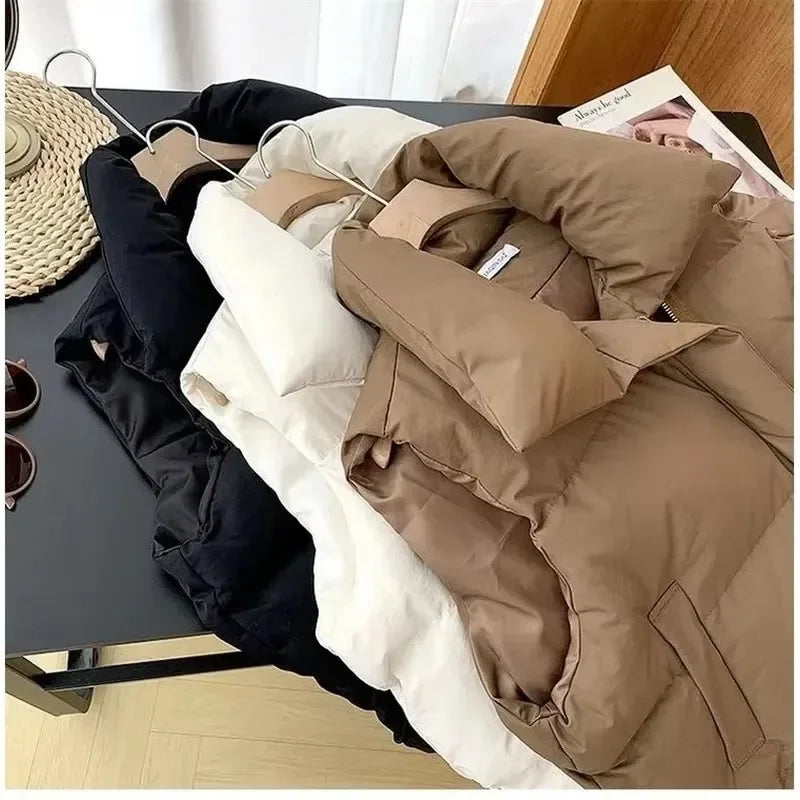 Gilet Femme d’Hiver 2025 – Sans Manches, Cropé, Zip Up, Style Street - Vestico