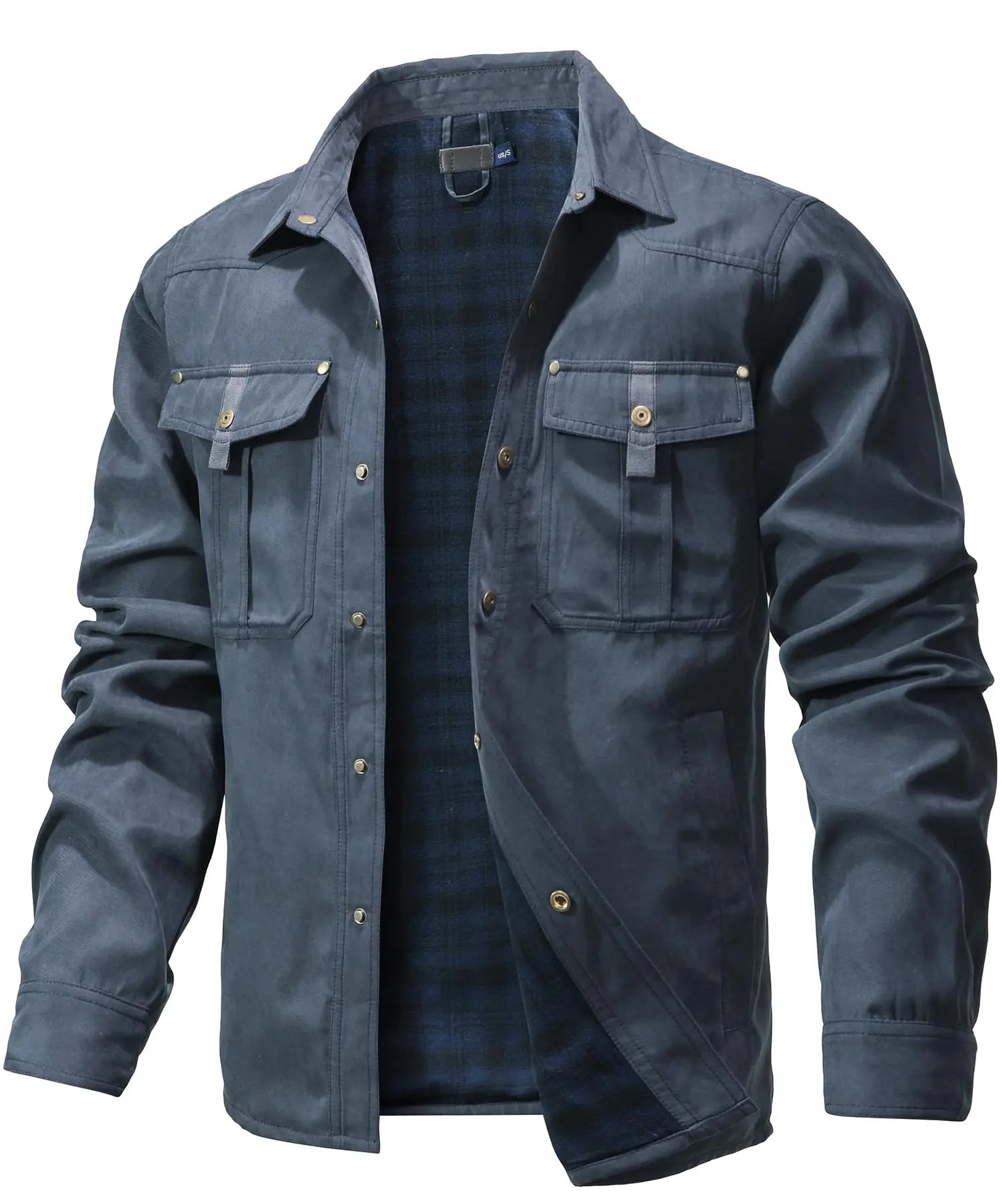 Veste Chemise Homme Printemps – Style Cowboy Décontracté à Boutons Pression - Vestico