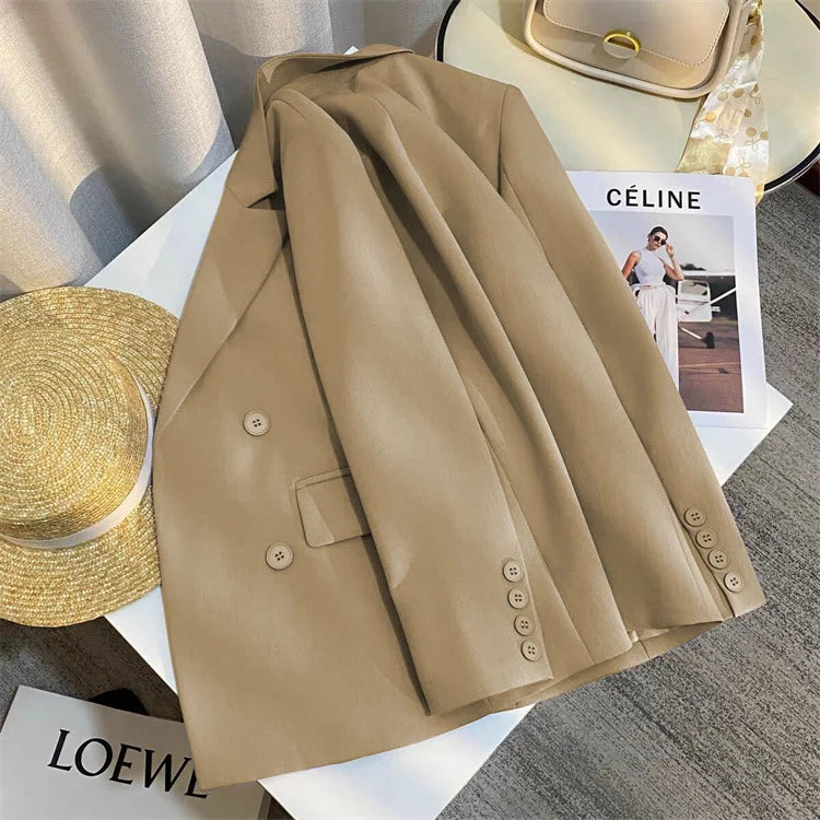 Blazer Femme Casual Office – Veste à Manches Longues Chic - Vestico