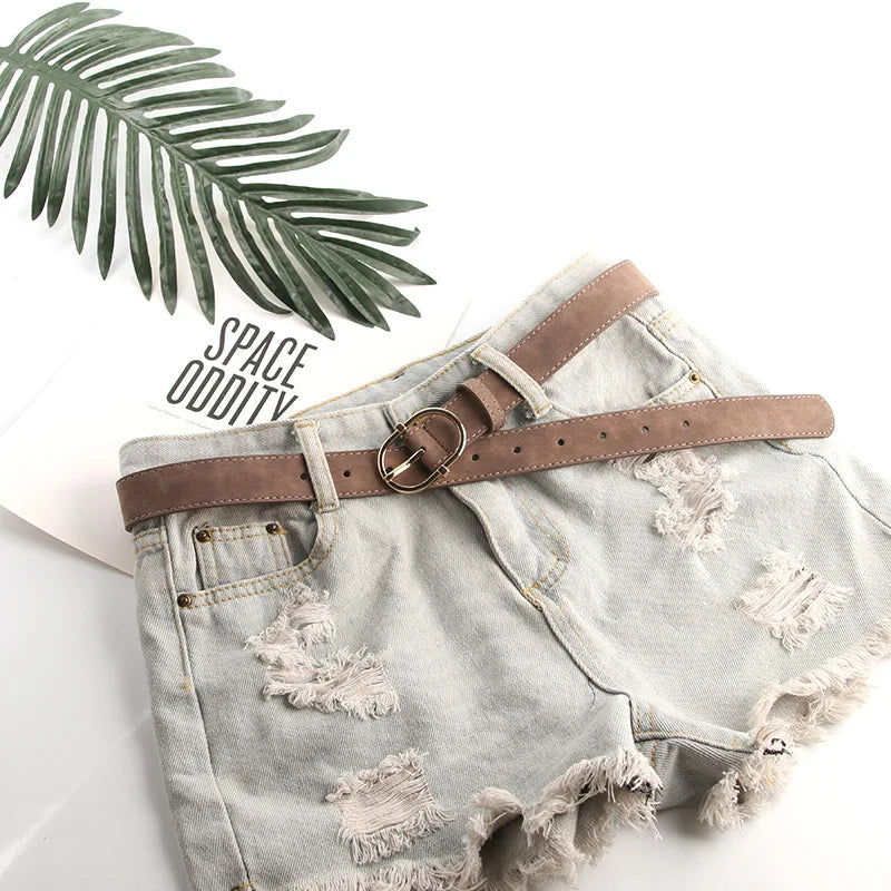 Ceinture Femme en PU – Boucle à Ardillon, 106 cm & Style Tendance