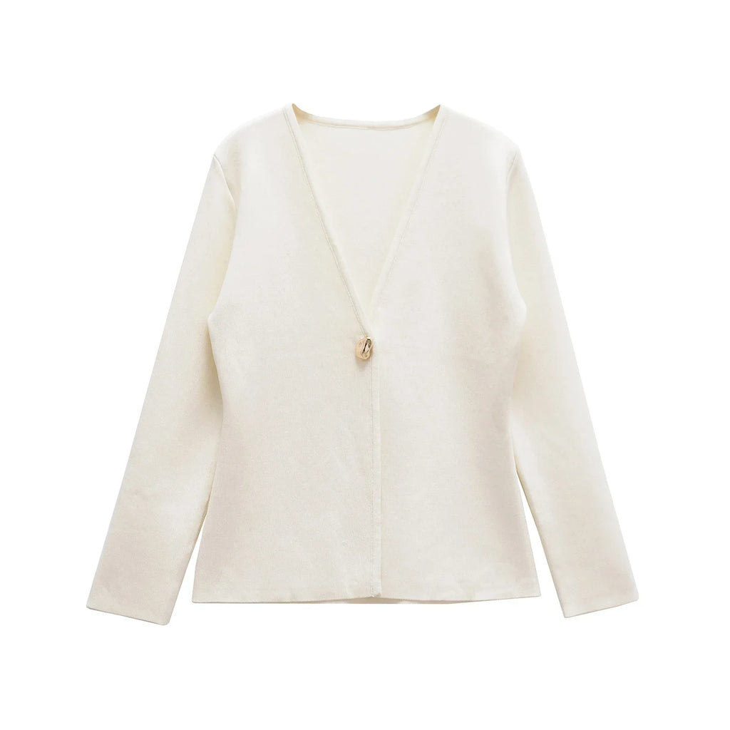 Cardigan Femme Printemps – Col V Ouvert Léger - Vestico